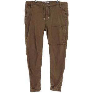 DU/ER No Sweat Slim Mens Olive Jogger Pants Waist Casual Trousers Size 36x29